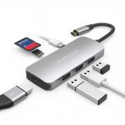 Адаптер Dodocool 7 в 1 USB-C, HDMI, USB 3.0, microSD, SD DC68 арт. 897