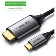 Кабель Ugreen USB TYPE-C HDMI 1,5М 4K@60Hz, арт.822