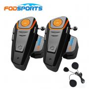 Комплект мотогарнитур для закрытого шлема Fodsports BT-S2 Pro арт. 1226