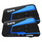 Комплект из двух мотогарнитур LEXIN LX-B4FM, арт. 1333