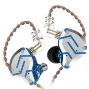 Гибридные наушники KZ ZS10 pro Glare blue без микрофона, арт. 1324