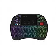 Беспроводная клавиатура c подсветкой, тачпадом и колесиком Rii X8, арт. 713